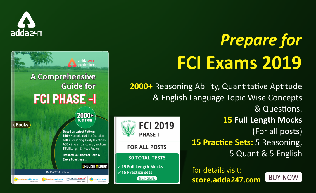 Crack FCI Exam 2019 With Best Test Series & eBook