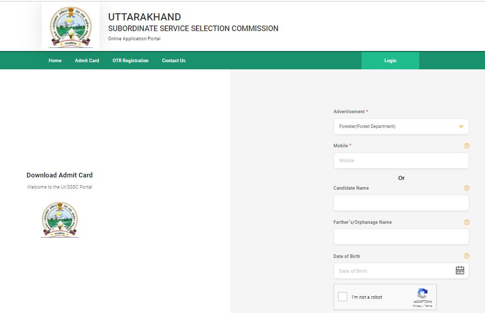 UKSSSC Van Daroga Admit Card 2023 Out, Download Here_3.1