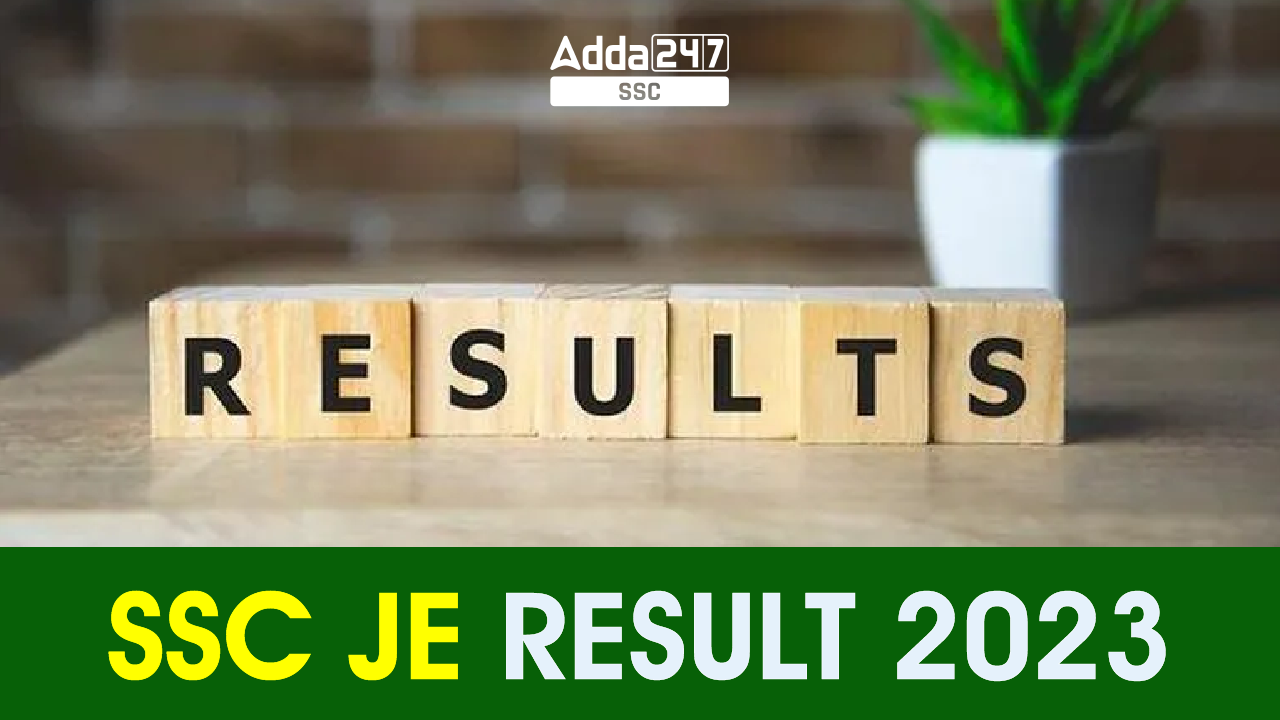 SSC JE Result 2023