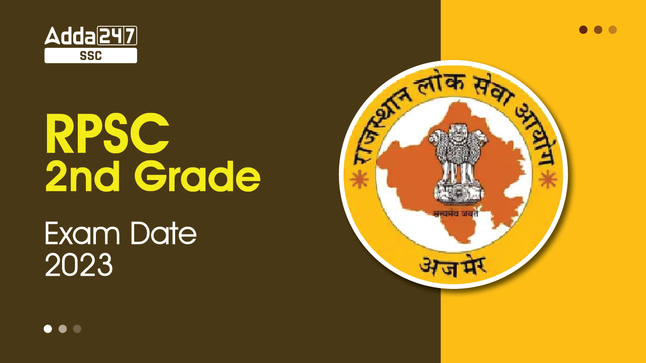 RPSC 2nd Grade Exam Date-01