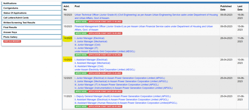 Assam PSC Junior Manager Recruitment 2023 Notification Out_3.1