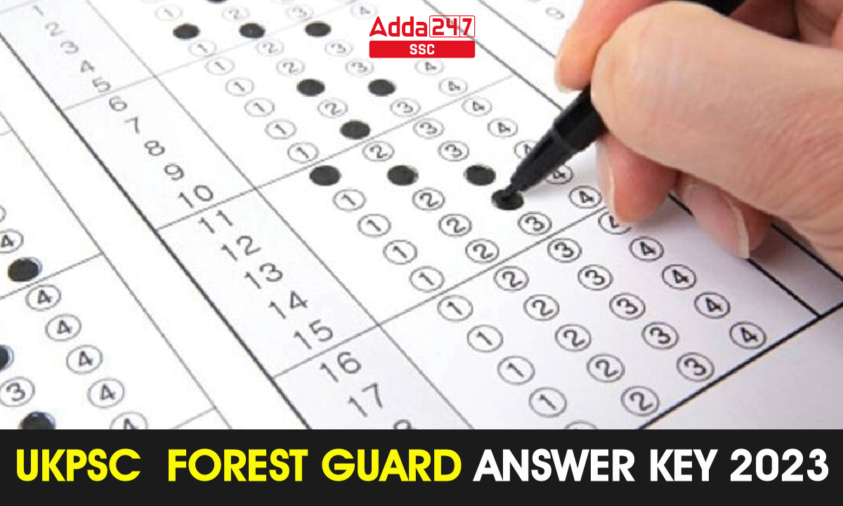 UKPSC Forest Guard Answer Key 2023-01