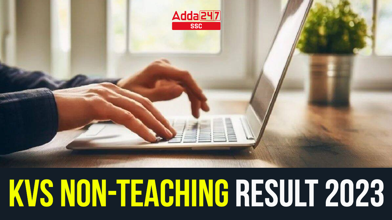 KVS Non-Teaching Result 2023-01