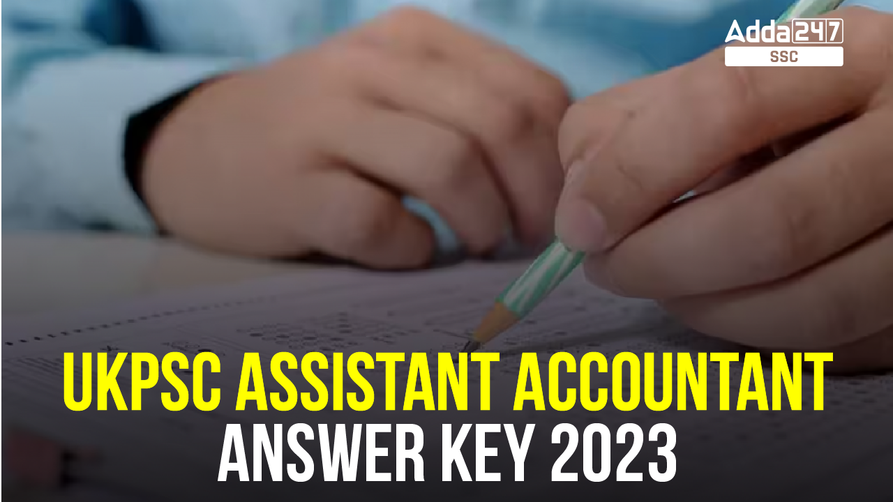 UKPSC Assistant Accountant Answer Key 2023-01