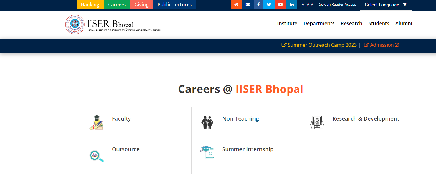 IISER Bhopal Recruitment 2023: Salary up to 30000, Check Posts, Apply Online, Vacancy, Age Limit_4.1