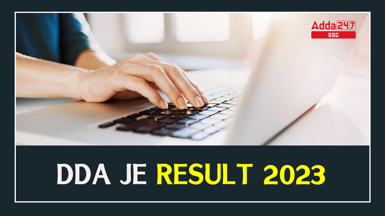 DDA JE Result 2023-01