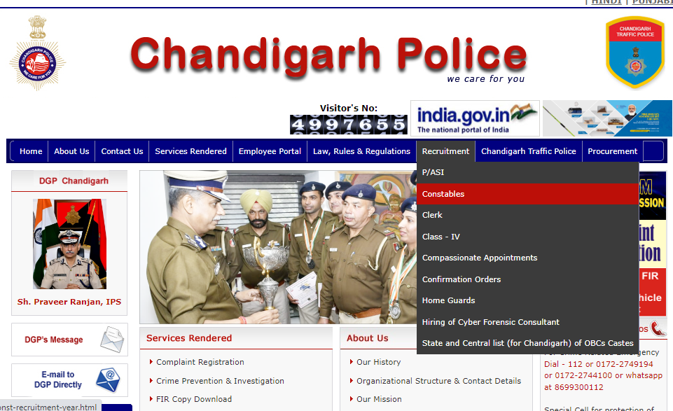 Chandigarh Police Constable Admit Card 2023 Exam Date Out_4.1