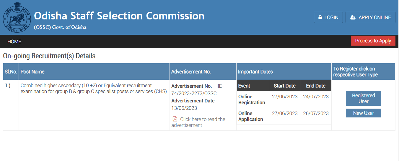 OSSC CHSL Specialist Exam Date 2023 Out for 354 Posts_5.1