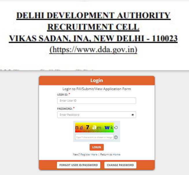 DDA Admit Card 2023