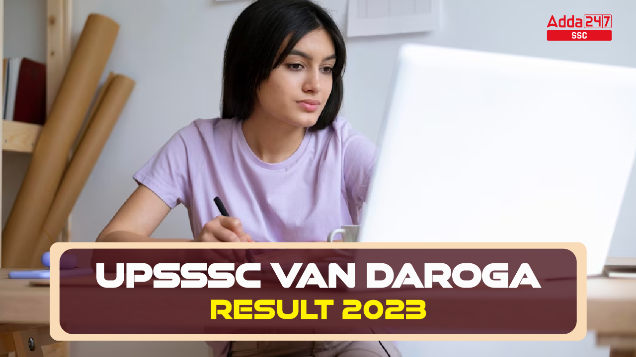 UPSSSC Van Daroga Result 2023