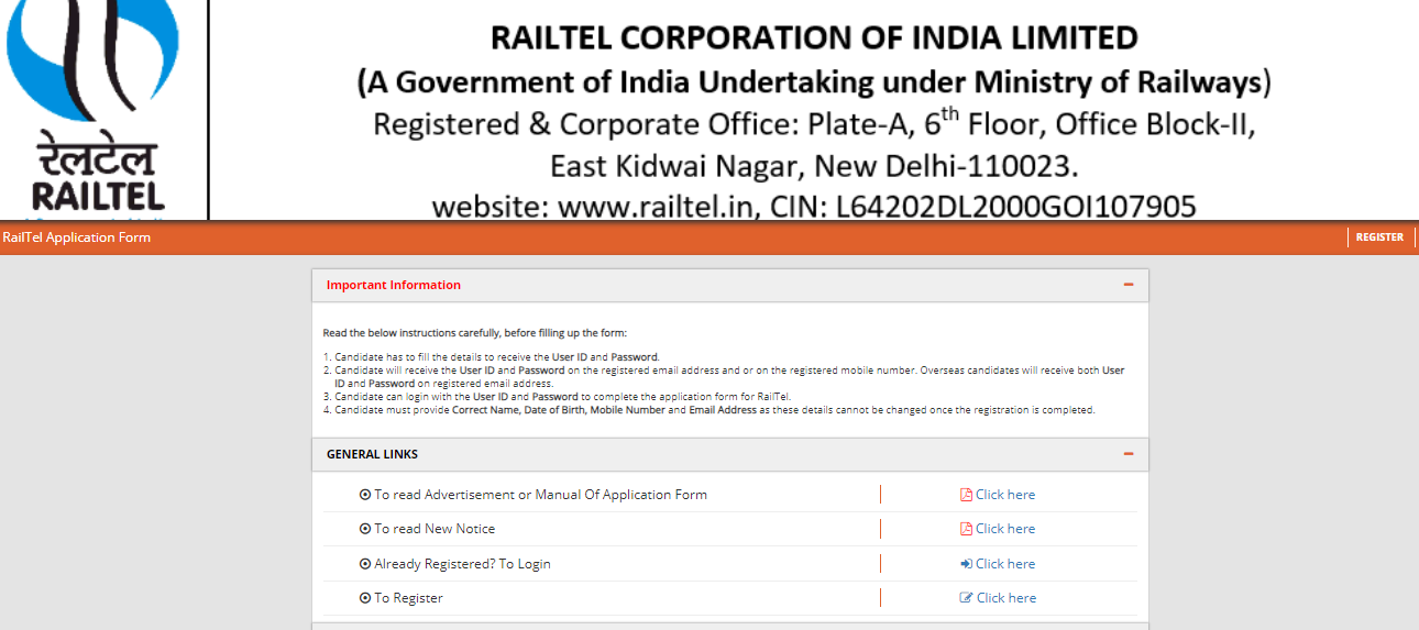 RAILTEL Recruitment 2023