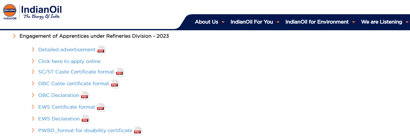 IOCL Recruitment 2023