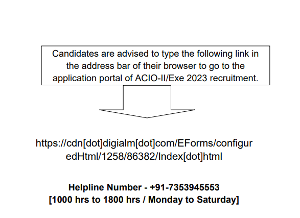 IB ACIO Steps To Apply