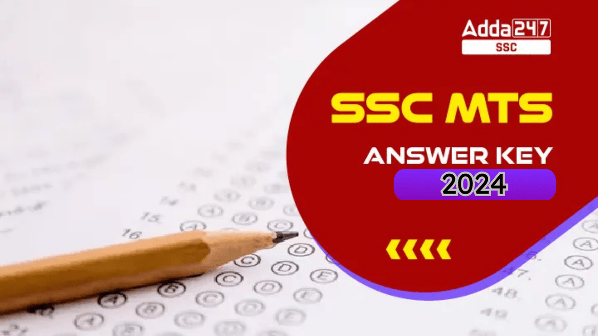 SSC MTS Final Answer Key 2024