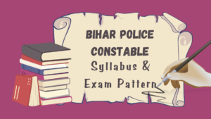 Bihar Police Constable Syllabus