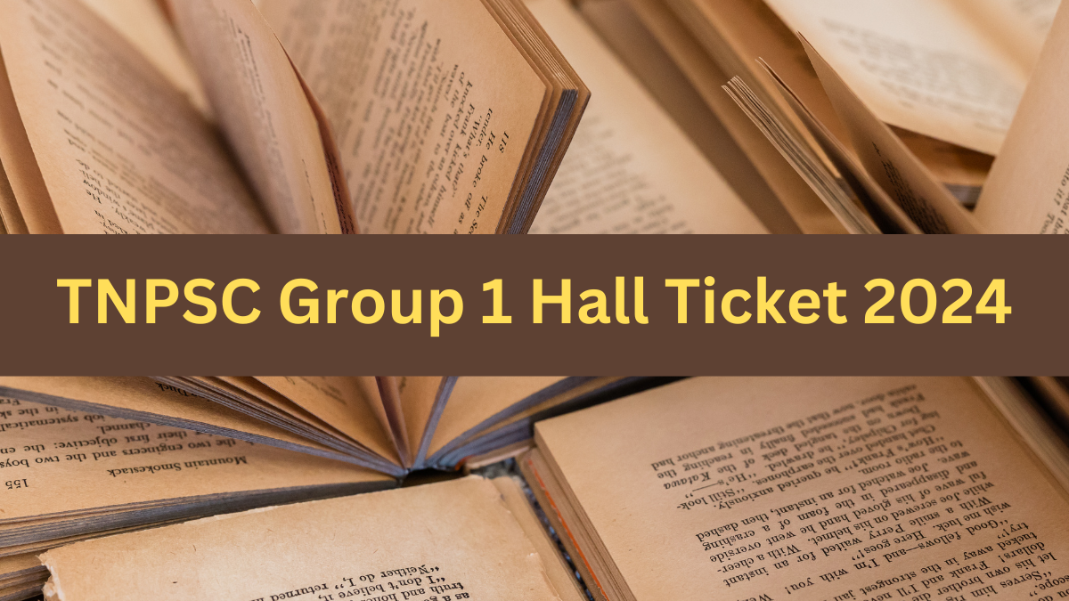 TNPSC Group 1 Hall Ticket 2024