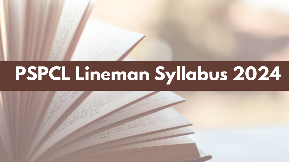 PSPCL Lineman Syllabus 2024