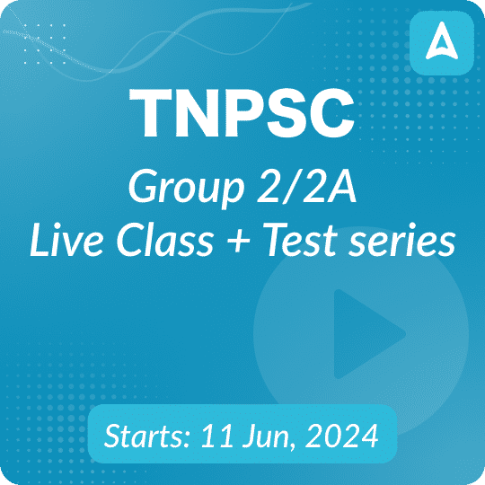 TNPSC Group 2, 2A Live Class Test Series