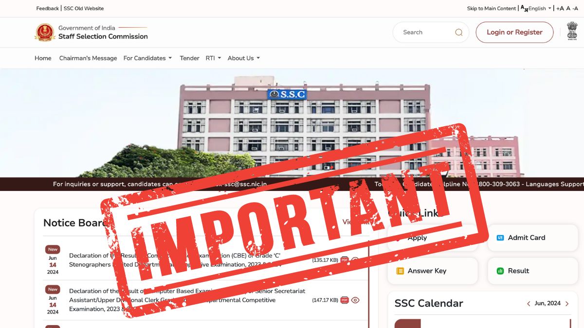 SSC CPO Admit Card 2024 Out, Check Region Wise Download Links