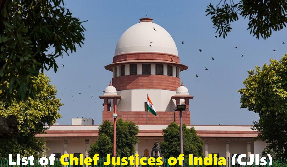 List of Chief Justices of India