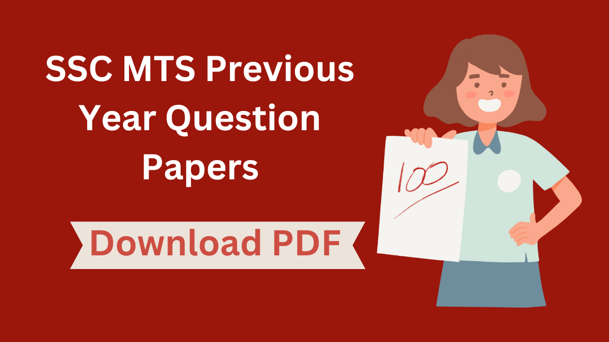 SSC MTS Previous Year Question Papers