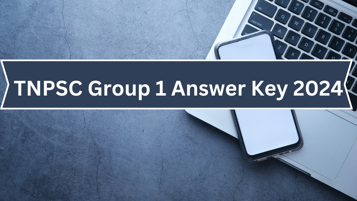 TNPSC Group 1 Answer Key 2024