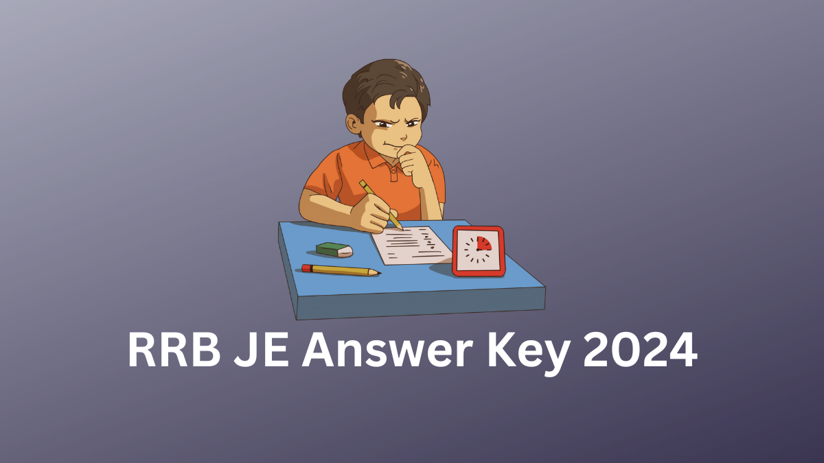 RRB JE Answer Key 2024