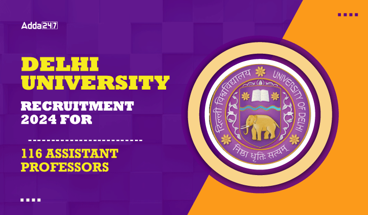 Delhi University Recruitment 2024