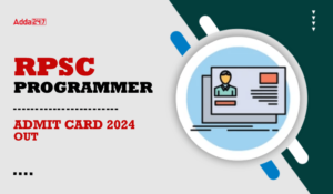 RPSC Programmer Admit Card 2024