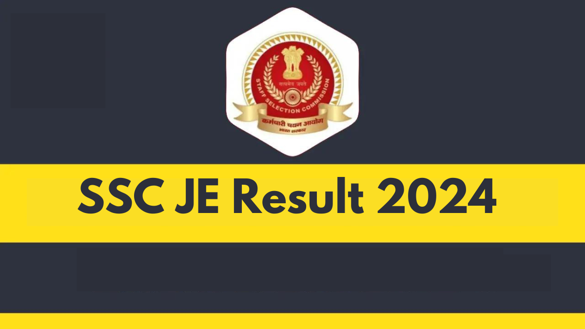 SSC JE Result 2024