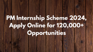 PM Internship Scheme 2024