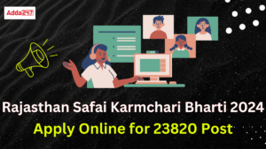 Rajasthan Safai Karmchari Bharti 2024 Apply Online for 23820 Post