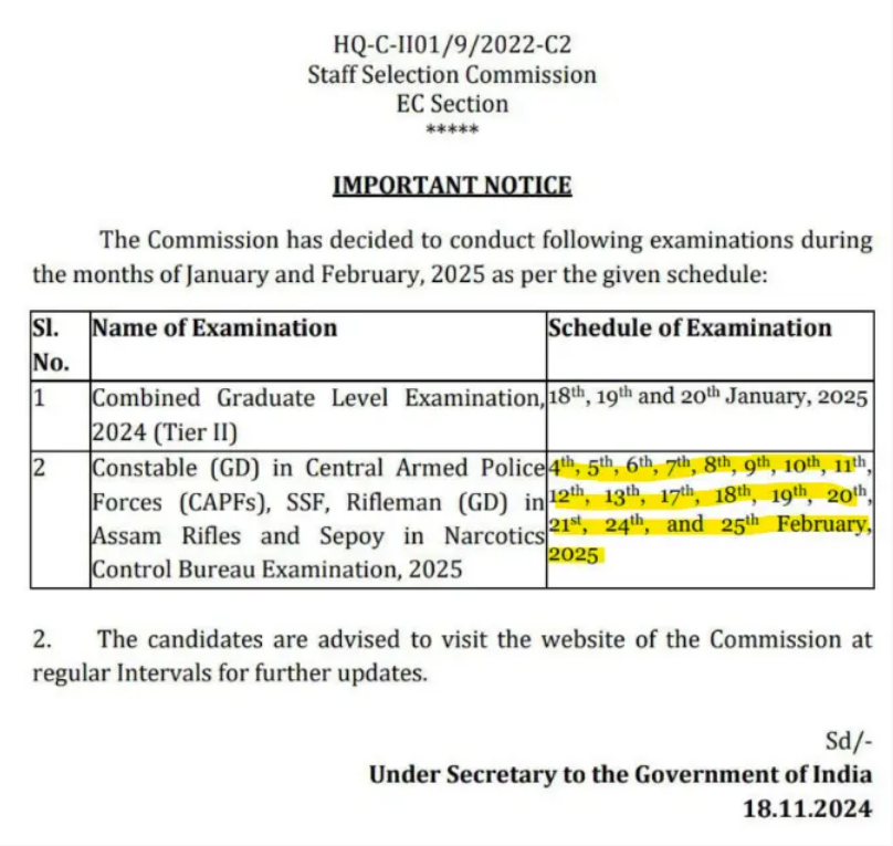 SSC GD Exam Date 2025 Out, Check Exam Pattern and Selection Process_3.1