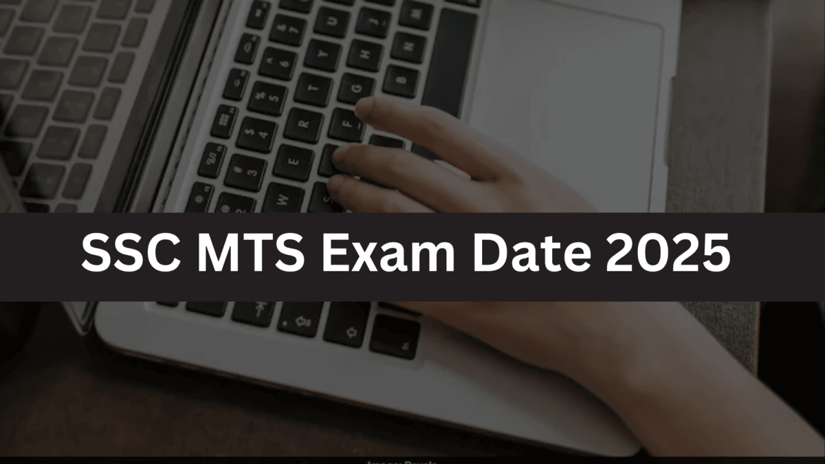 SSC MTS Exam Date 2025, Tier 1 Exam in SepOct