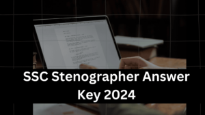 SSC Stenographer Answer Key