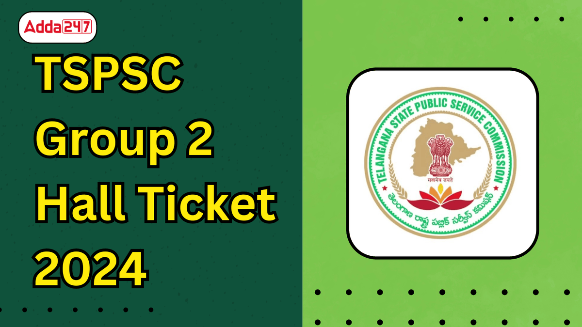 TSPSC Group 2 Hall Ticket 2024