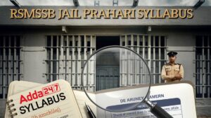 RSMSSB Jail Prahari Syllabus