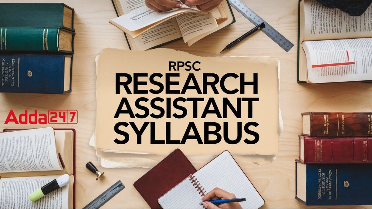 RPSC Research Assistant Syllabus