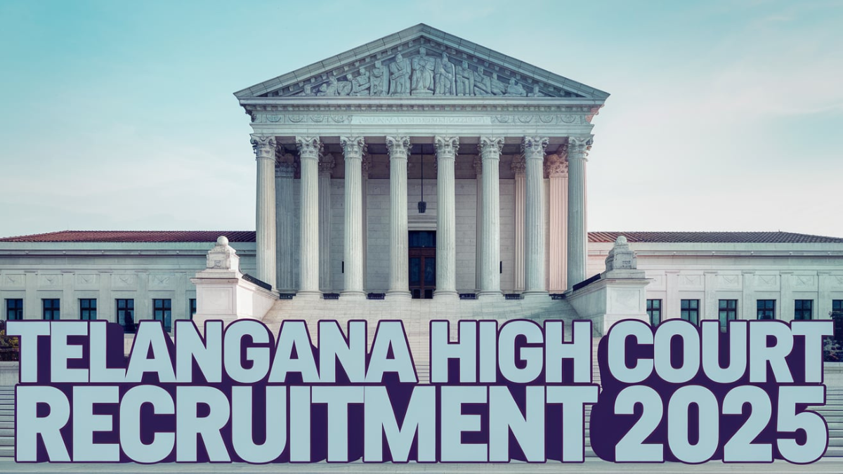 Telangana High Court Recruitment 2025