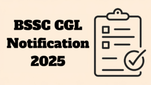 BSSC CGL Notification 2025